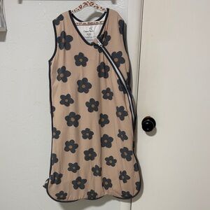 Copper Pearl Baby Sleeping Bag with Pink Accents